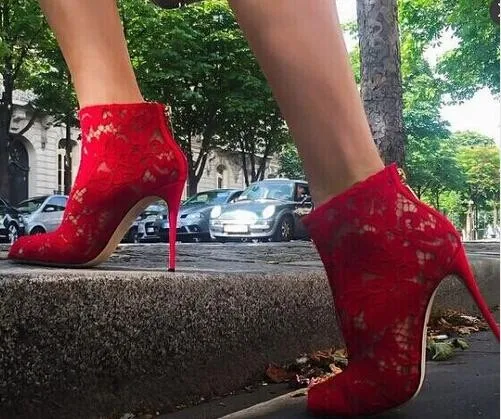 Newest-Ankle-Fashion-High-Quality-Hot-Selling-Woman-Boots-Real-Photo-Lace-Zipper-Peep-Toe-Red (2)
