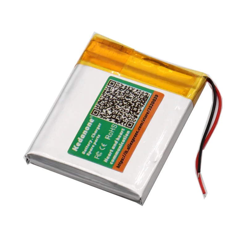 503035 3,7 V 500mAh перезаряжаемый литий-полимерный аккумулятор 3 7V Вольт Li po ion Lipo батареи для DVD gps навигации