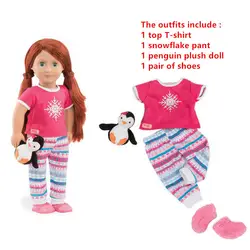 Наше поколение куклы снег очаровательны наряд снежинки Мягкие Обувь для 18 ''девушка куклы и любой 18 дюймов Кукла