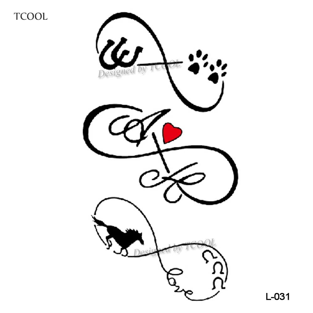 

HXMAN English Letter Waterproof Temporary Tattoos Sticker Women Men Arm Fake Body Art 10.5X6cm Kids Adult Hand Tattoo L-031