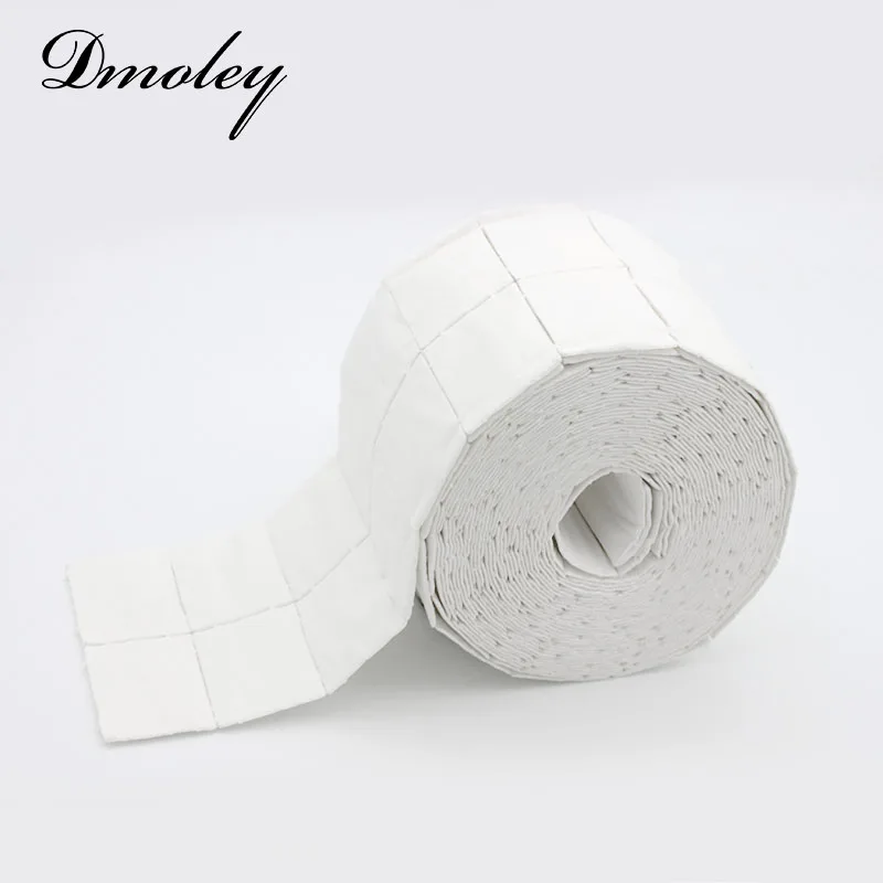 Dmoley 500 шт. хлопок для снятия лака Маникюр обезжириватель ногтей безворсовые