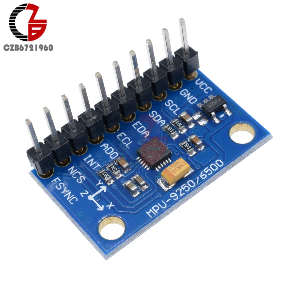 3V 5V SPI интерфейс межсоединений интегральных схем I2C MPU 9250 GY-9250 MPU9250 9-позиция оси+ гироскоп+ педаль акселератора+ магнитометр Сенсор модуль DIY Монтажная доска