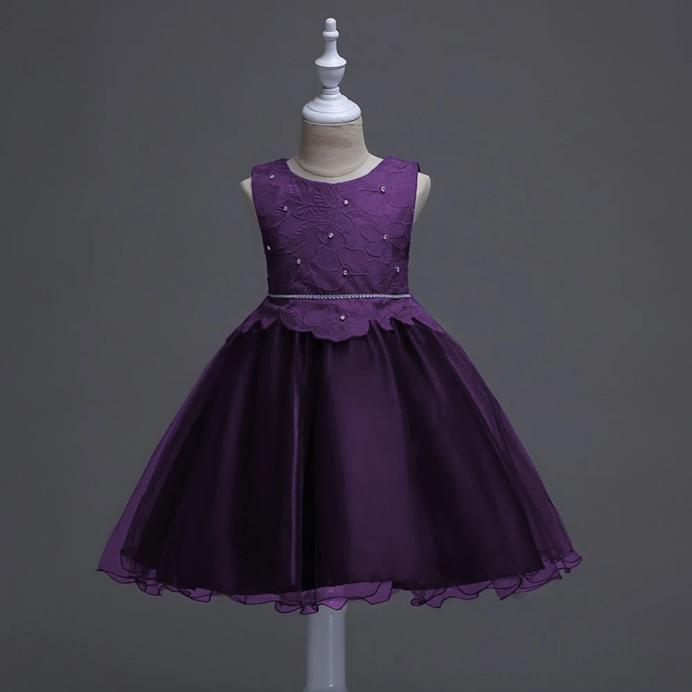 Детские платья г. Элегантное летнее кружевное платье принцессы для маленьких девочек Детские праздничные платья для девочек 3, 5, 7 От 9 до 10 лет