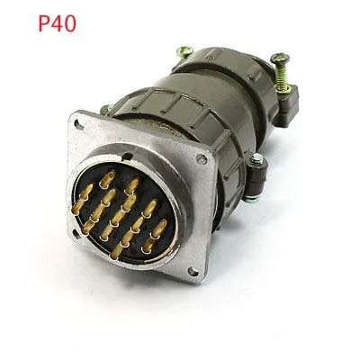 1 шт. квадратный фланцевый Соединитель с сердечником P40K 3/9/14/15/16 контактов