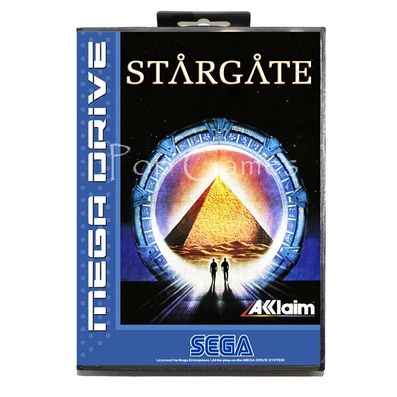 stargate with Box for 16 bit Sega MD Game Card Mega Drive Genesis Video Console | Электроника