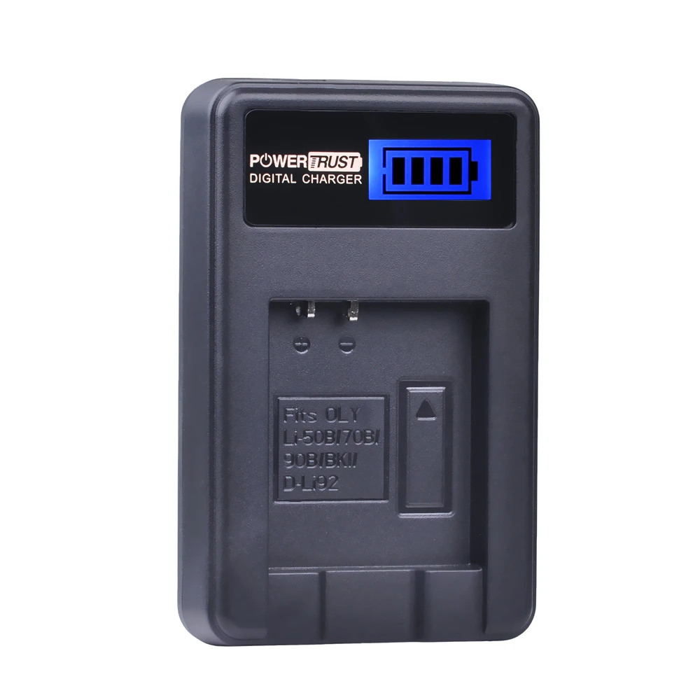 1Pc LI-90B LI 90B LI90B LI-92B LI-50B LCD USB Battery Charger for Olympus Tough TG-1 iHS TG-2 iHS TG-3 TG-4 SH50 iHS SH60 Camera