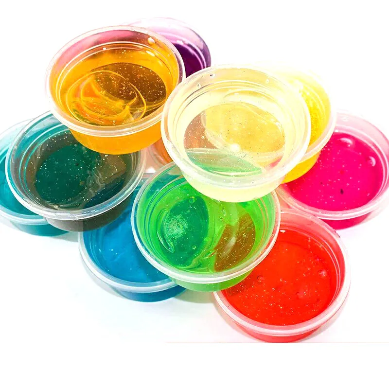 

1PCS Colorful Crystal Mud Modeling Children Intelligent Plasticine Magic Playdough Lizun Slime Kids Toys