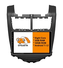 Восемь основных Android 7.1.2 2 ГБ Оперативная память otojeta автомобильный DVD для Chevrolet Aveo 2011 + MP5 HD 9 “сенсорный экран радио GPS 1080 P DVR/WI-FI/3G/4 г