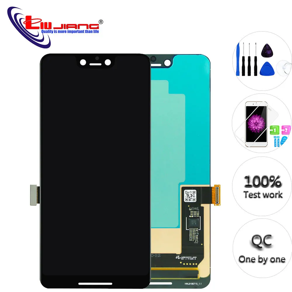 

For HTC Google Pixel 3 XL LCD Display Touch Screen Panel Digitizer Assembly Repair Replacement 100% test For HTC Pixel 3 XL LCD