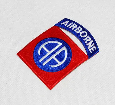 WW2 армии США 82ND дивизии десантник ПЛЕЧО PATCH знаком-US018