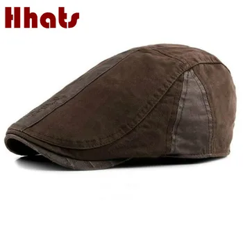 

which in shower casual cotton patchwork summer visor for men adjustable fashion male beret hat vintage newsboy hat peaked bone