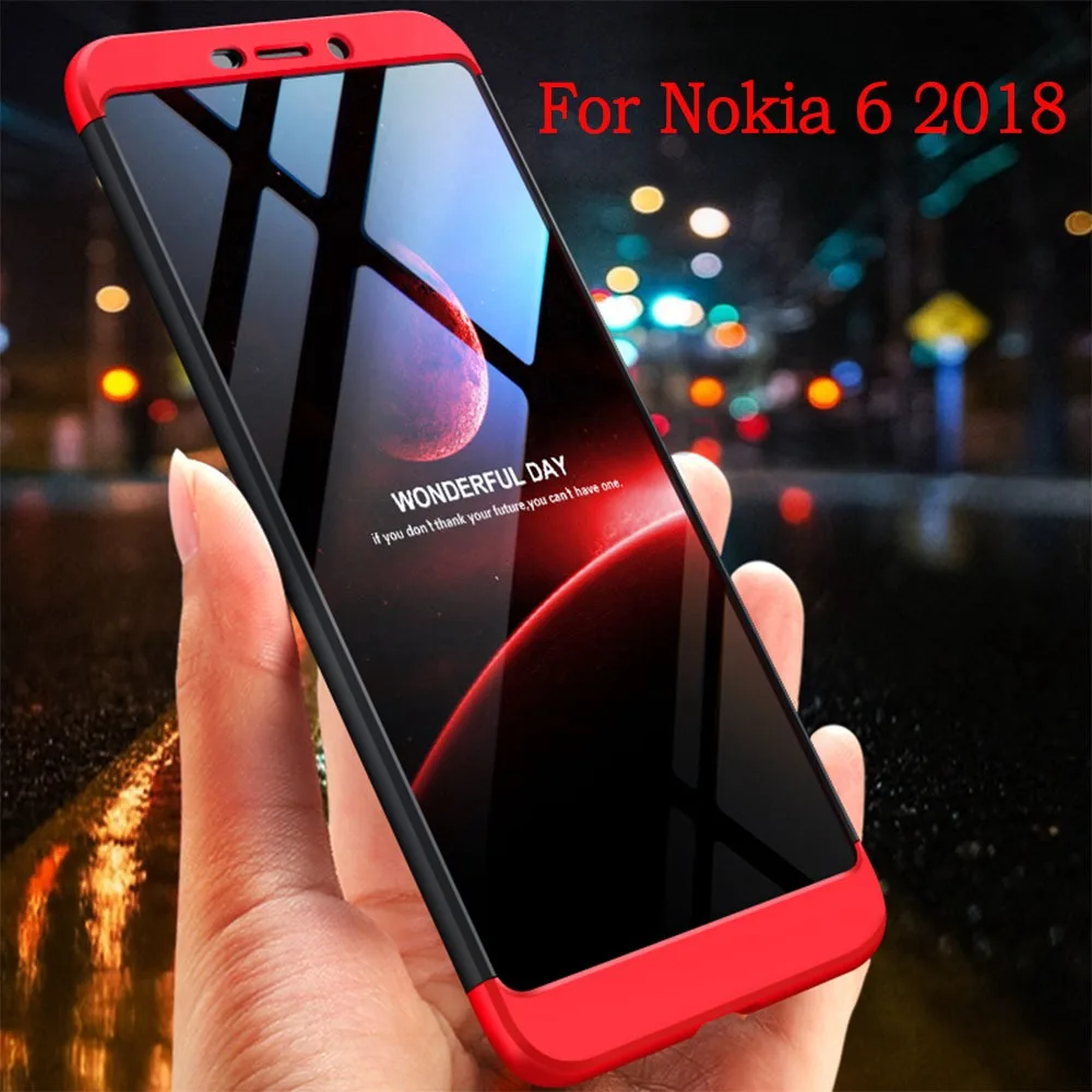 Luxury Full Protector Hard Case For Nokia 6 2018 TA-1054 Cover Nokia6 Coque 6.1 Capa | Мобильные телефоны и аксессуары