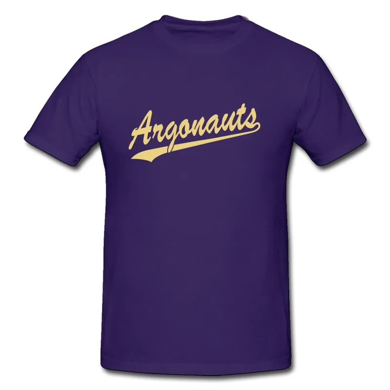 2014 Original Slim Fit Man Tee Argonauts Printed Text for Men Round-Neck | Мужская одежда