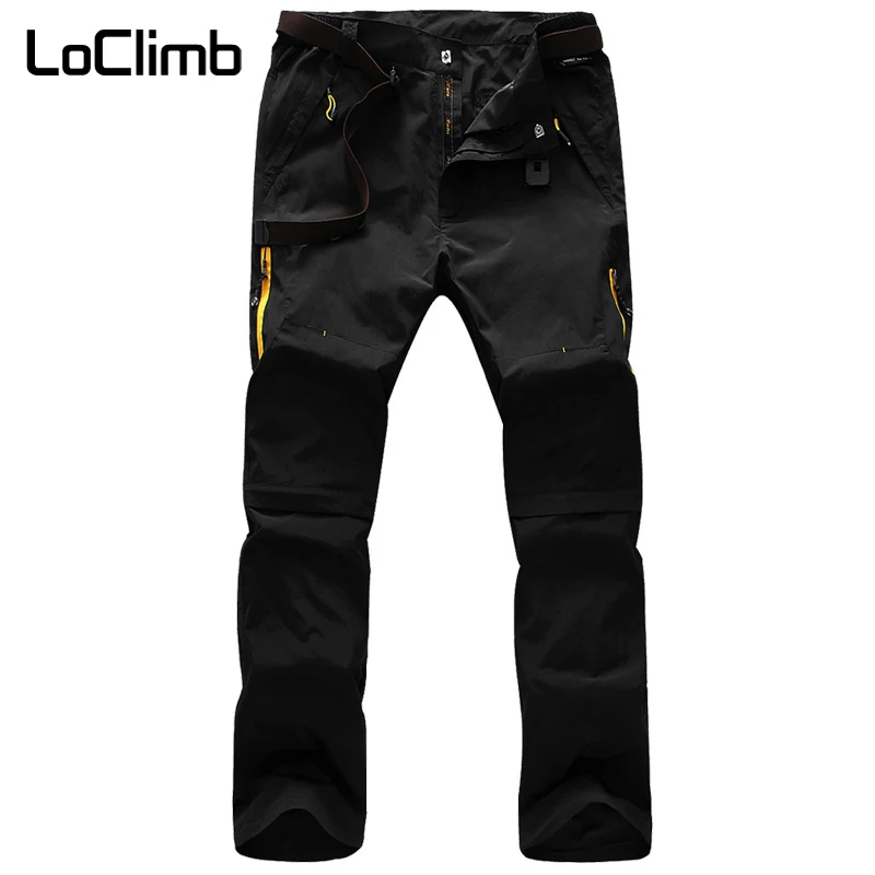 LoClimb extraíble Camping senderismo pantalones de los hombres de verano de 2018 al aire libre Deporte Pantalones de deporte ciclismo senderismo escalada de montaña pantalones cortos AM096 LoClimb extraíble Camping senderismo pantalones de los hombres de verano de 2018 al aire libre Deporte Pantalones de deporte ciclismo senderismo escalada de montaña pantalones cortos AM096