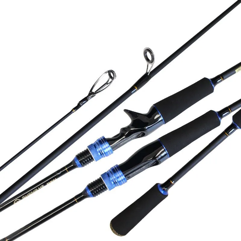 

2019 New Arrive 1.8m Carbon Spinning Fishing Rods 2 Sec EVA Handle Carbon Fiber Casting Lure Fishing Rods