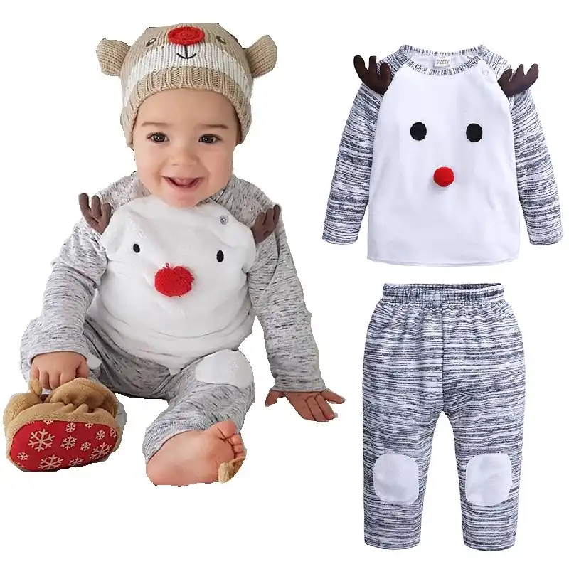 baby boy reindeer outfit