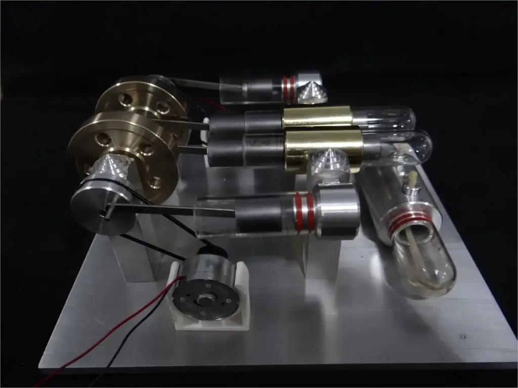 Модель двигателя Стирлинга двигателя внутреннего сгорания миниатюрный генератор подарок на день рождения Модель с паровым двигателем