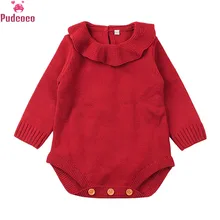 Зимний свитер для младенцев; повседневные зимние свитера для маленьких девочек; Однотонный костюм для новорожденных мальчиков; вязаный свитер с длинными рукавами