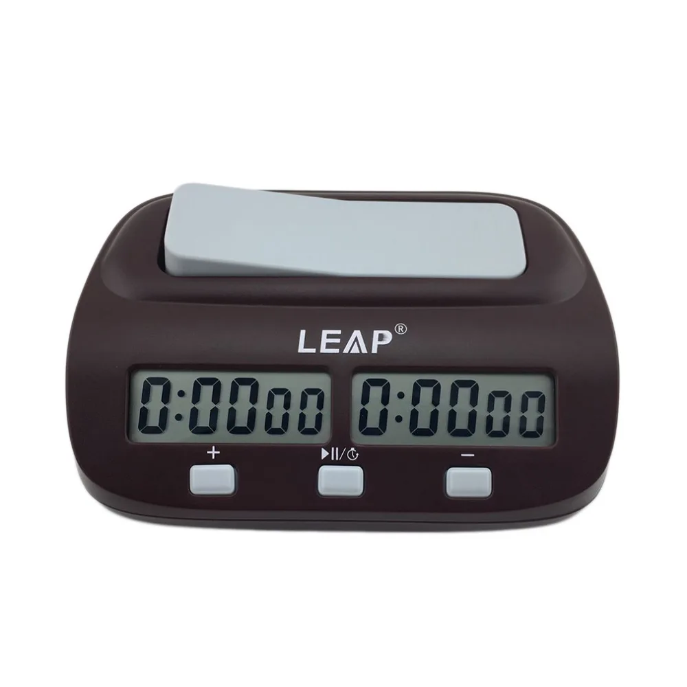 

LEAP Professional Compact Digital Chess Clock Count Up Down Timer Electronic Board Game Bonus Competition Master Tournament