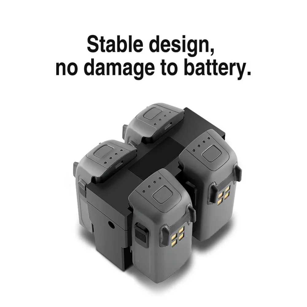 

US Plug Charger For DJI Spark Drone Fast Charging Hub Multi Battery 4 Ports Travel Charger Travel Transport Outdoor Charger UAV