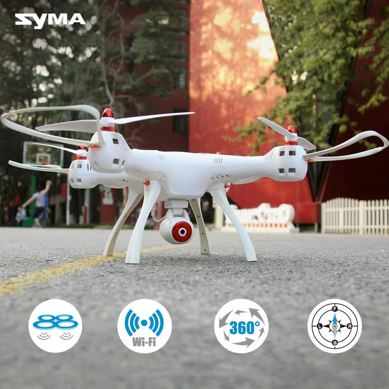 Popular Sales Syma X8SW Quadrocopter RC Helicopter Drone FPV HD Camera Remote Control 2.4G 4CH Gyroscope  (4)