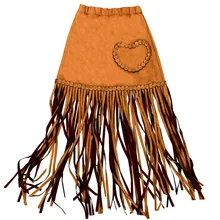 Детские юбки красивая одежда с разрезом юбки для маленьких принцесс лучшие юбки с бахромой популярная юбка для девочек летняя одежда Новинка года