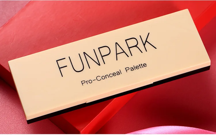 Make-up FUNPARK six color concealer Beginner's High Light Shadow Tray Covers Black Eye Circles and Face Pox Marks