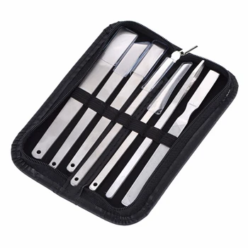 

NEW-Rust Steel Pedicure Knife 7 Piece Set To Dead Skin Old Pedicure Knives Professional Pedicure Set