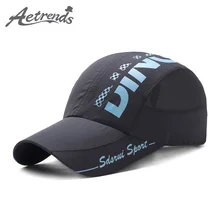 [AETRENDS] летняя бейсбольная кепка для мужчин и женщин, кепка для водителя грузовика, быстросохнущая сетчатая Кепка, Спортивная Кепка для путешествий на открытом воздухе, Кепка Gorras Z-6882