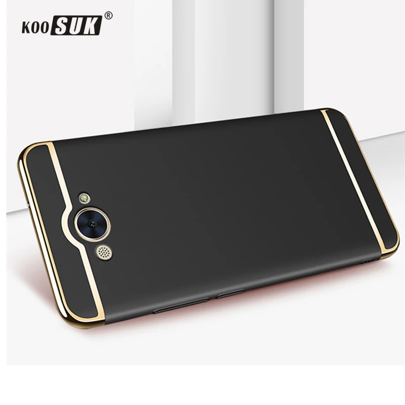 

Luxury PC Hard Shell For Huawei Y3 2017 Case Coque 5.0inch Stitching Protective Back Cover For Huawei Y3 2017 Case Fundas Capa