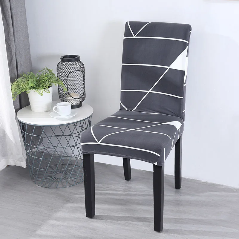 Чехлы на кухонные стулья эластичные чехлы для мебели Полотенца стул дома de шезлонг стул чехол для кресла спандекс 1/2/4/6 шт - Цвет: Color 10