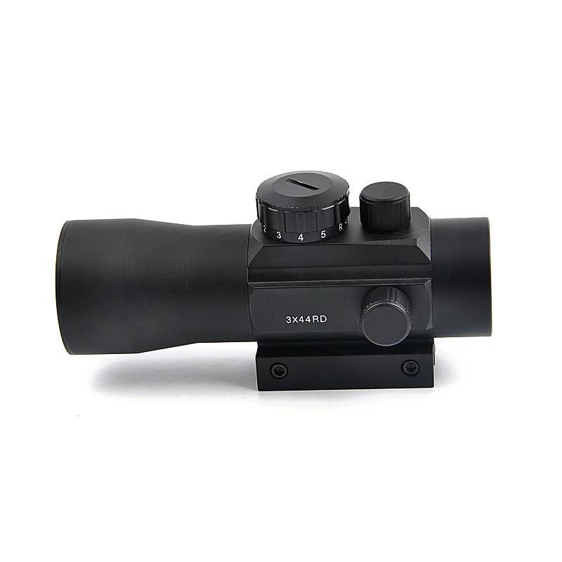 BU 3X44 التصوير المجسم البصر منظر نقطة حمراء نطاق التكتيكية بندقية Riflescope صالح 11 مللي متر/20 مللي متر السكك الحديدية جبل الصيد نطاقات