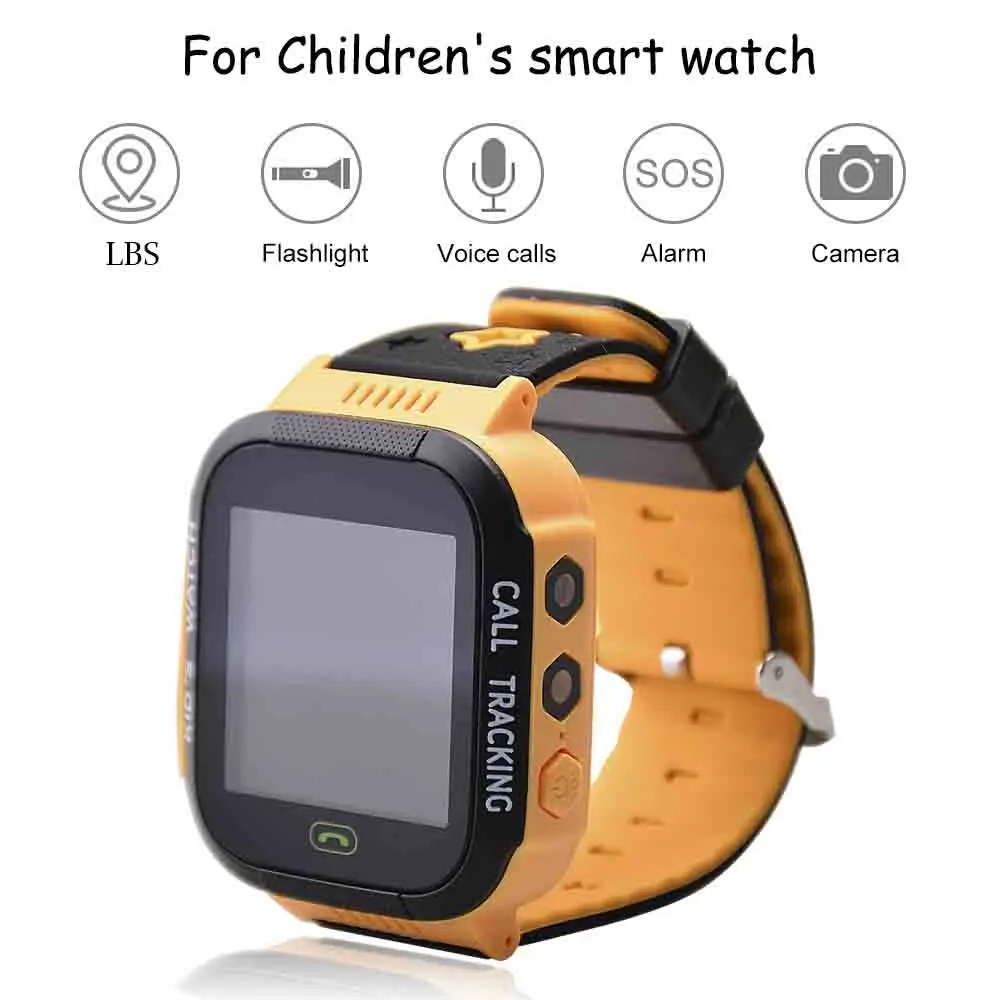 

Kids LBS Smart Watch SOS Call Location Anti-Lost Reminder Baby Watch Children Clock SIM Card Call for iOS Android Phone