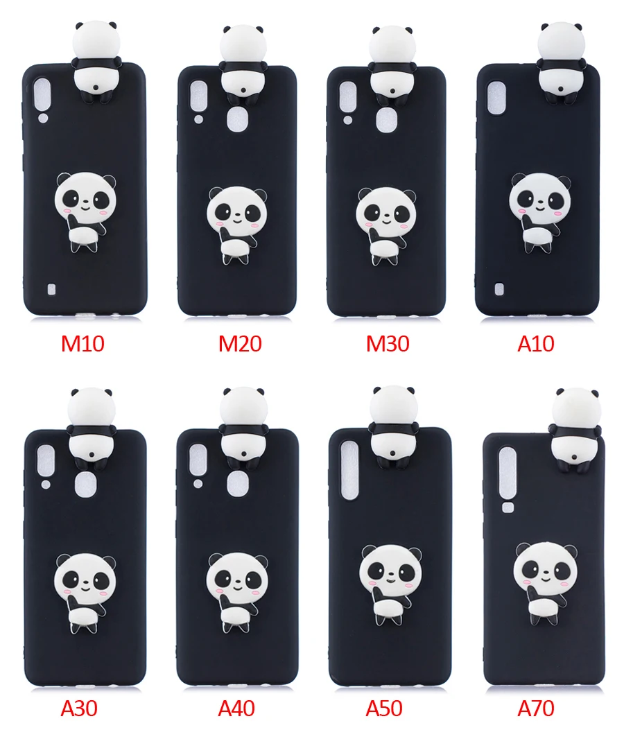 3D единорога панда Cat Чехол с принтом "кактус" для Coque samsung Galaxy A10S A20S A30S A50S A10 A20 A20E A30 A40 A50 A70 A51 A71 чехол Funda