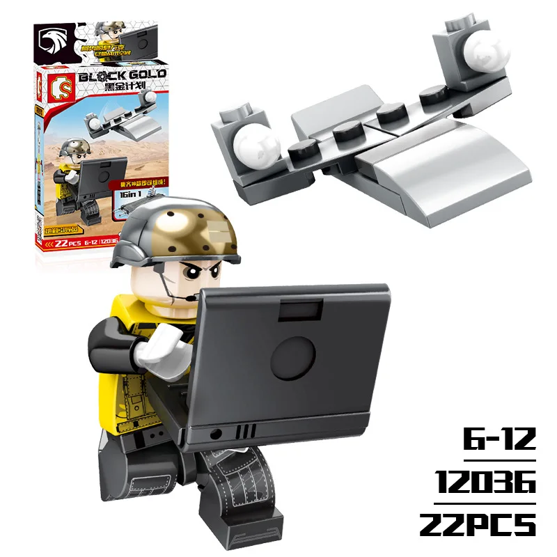 Compatible Legoings Model Building Kits Toys for Boys Military Profession Series Star Wars DIY Building Blocks Figures Mini Toy  (7)