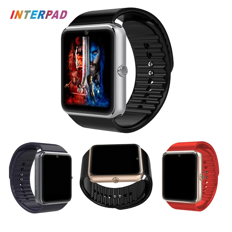 2017 Android Smart font b Watch b font GT08 With Camera Bluetooth 4 0 Wristwatch Support