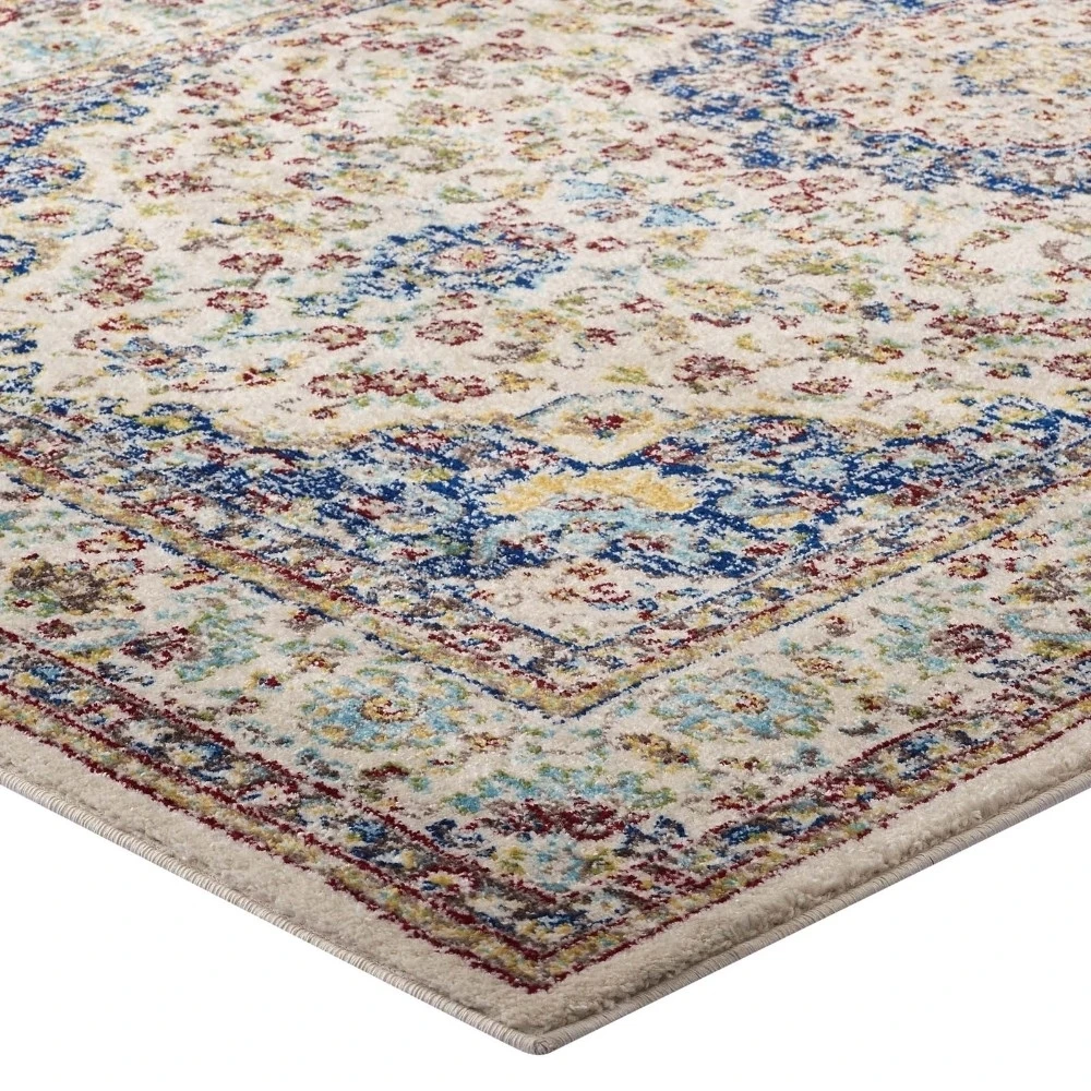 Meryam Distressed Persian Medallion 8x10 Area Rug (2)