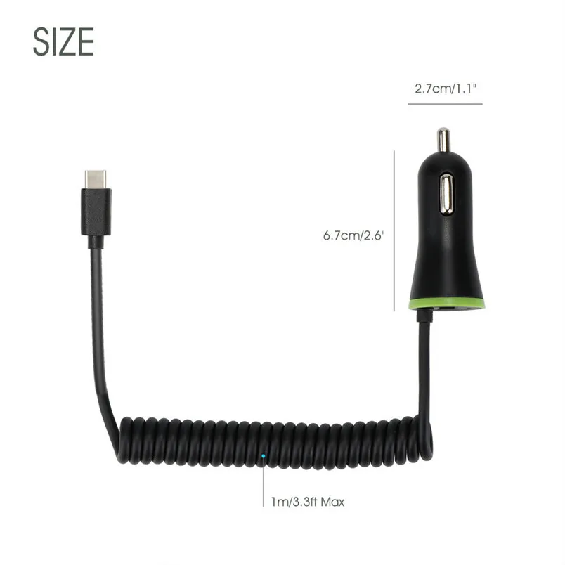 FAST Rapid Car Charger Type C USB-C Charging Adaptor For Samsung S8 Plus Android Drop Shipping P30 4.26 |