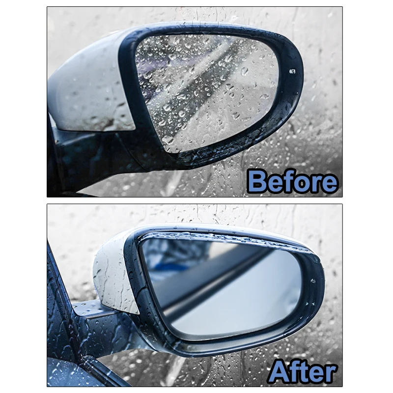 Xukey автомобильное боковое зеркало заднего вида, защита от дождя, солнцезащитный козырек, защита от дождя для Toyota Land Cruiser Prado J150 2010