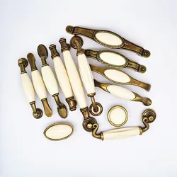 Antique Ceramic Handles for Furniture Drawer Knobs Kitchen Handles Cabinet Knobs and Handles Drawer Pulls Ceramic Knobs