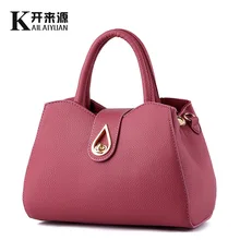 2016 New PU Leather Women Tote Bag Fashion Women Handbags Elegant Crossbody Shoulder Bags For Women’s Purse Bolsa Feminina