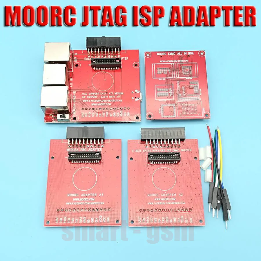 2018 новейший moorc обновление JTAG ISP адаптер Все в 1 для RIFF легкий JTAG MEDUSA EMMC E-MATE Advance Turbo Flasher программатор коробка FIFF коробка