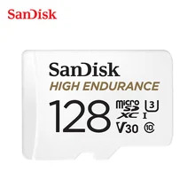 Двойной Флеш-накопитель SanDisk Memory Card с высокой износостойкостью видео показвыаться на 32GB 64GB MicroSD карты до 100 МБ/с. Class10 U3 карты памяти для видео наблюдения