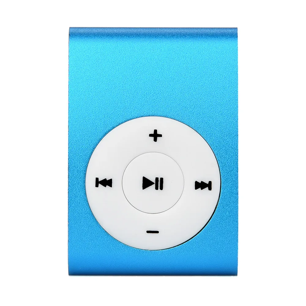 Мини USB Клип MP3 плеер ЖК-экран Поддержка 32 ГБ Micro SD TF карта металлический материал c0606