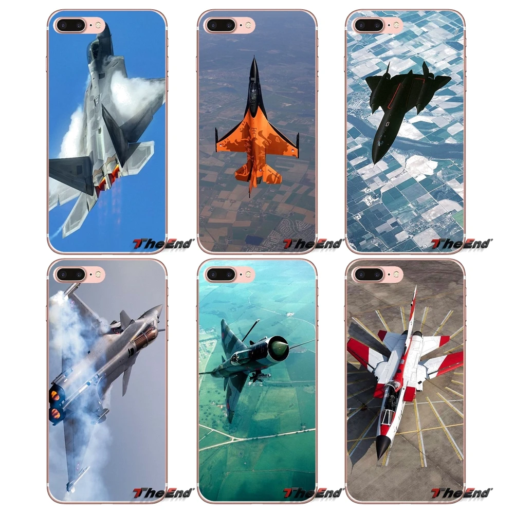 Мягкий чехол для Huawei P Smart Y6 P8 P9 P10 Plus Nova P20 Lite Pro Mini 2017 SLA-L02 SLA-L22 2i Falcon Fighter Aircraft War Plane |