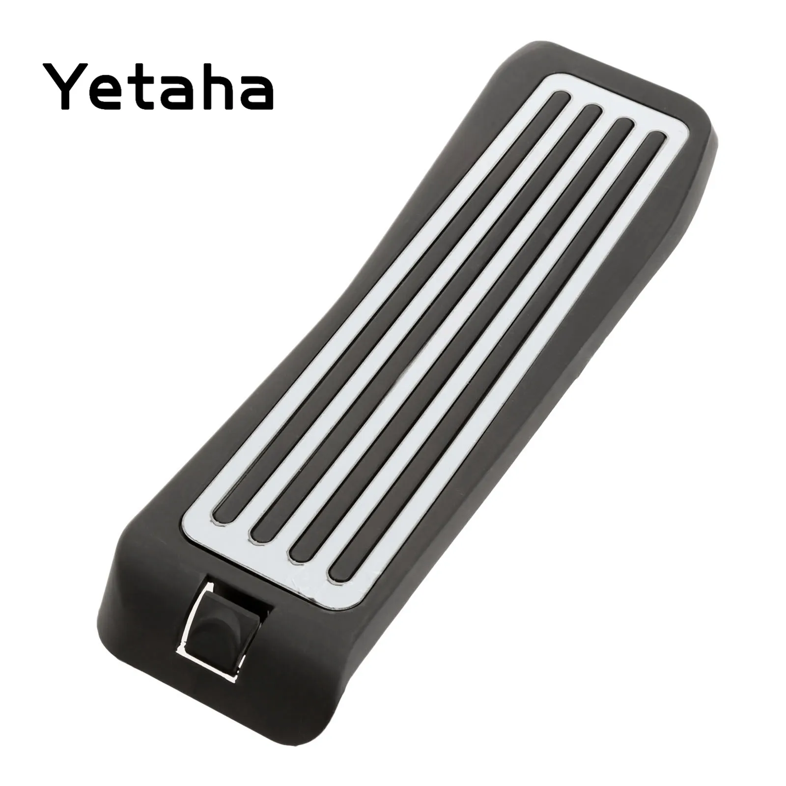 Yetaha Stainless Steel Footrest pedals Cover Non Slip Foot Rest Pedal