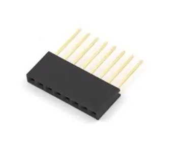 

10pcs 8 Pin Single Row Stackable Shield Female Header 2.54mm Pitch for Arduino