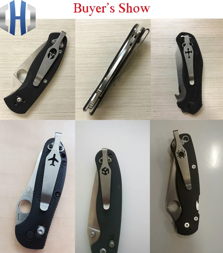 1Buyer's show of knife clip