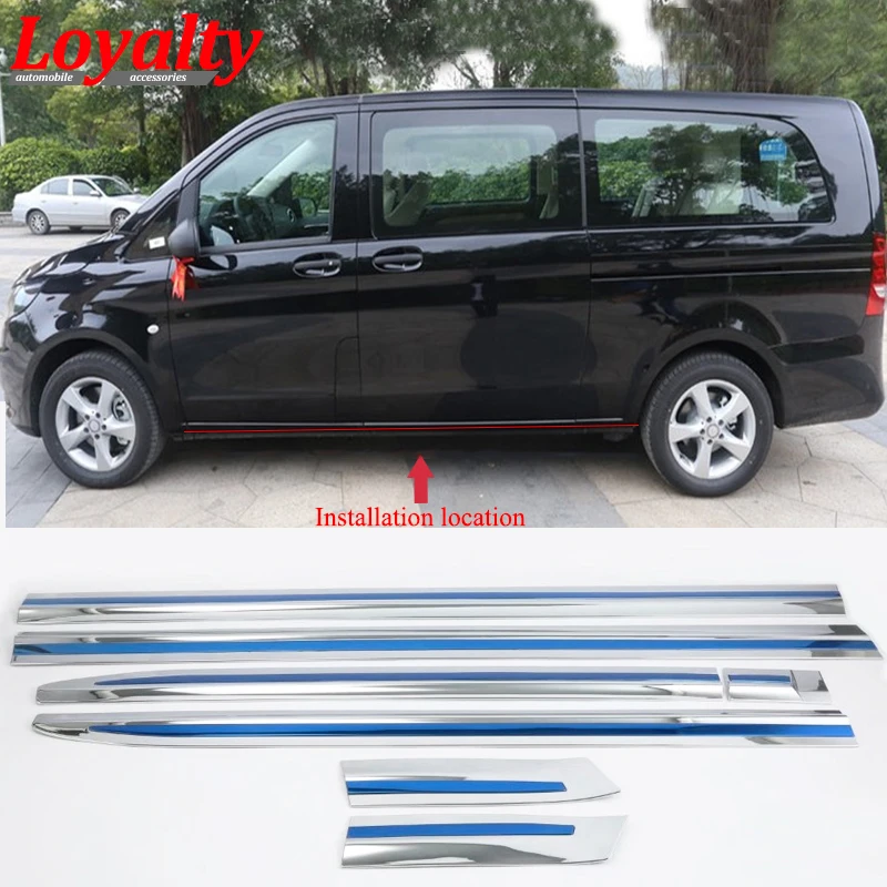 Чехол для боковой двери Mercedes Benz VITO V Class V260 V260l 2016 2017 2018|for mercedes benz|siding doortrim cover |