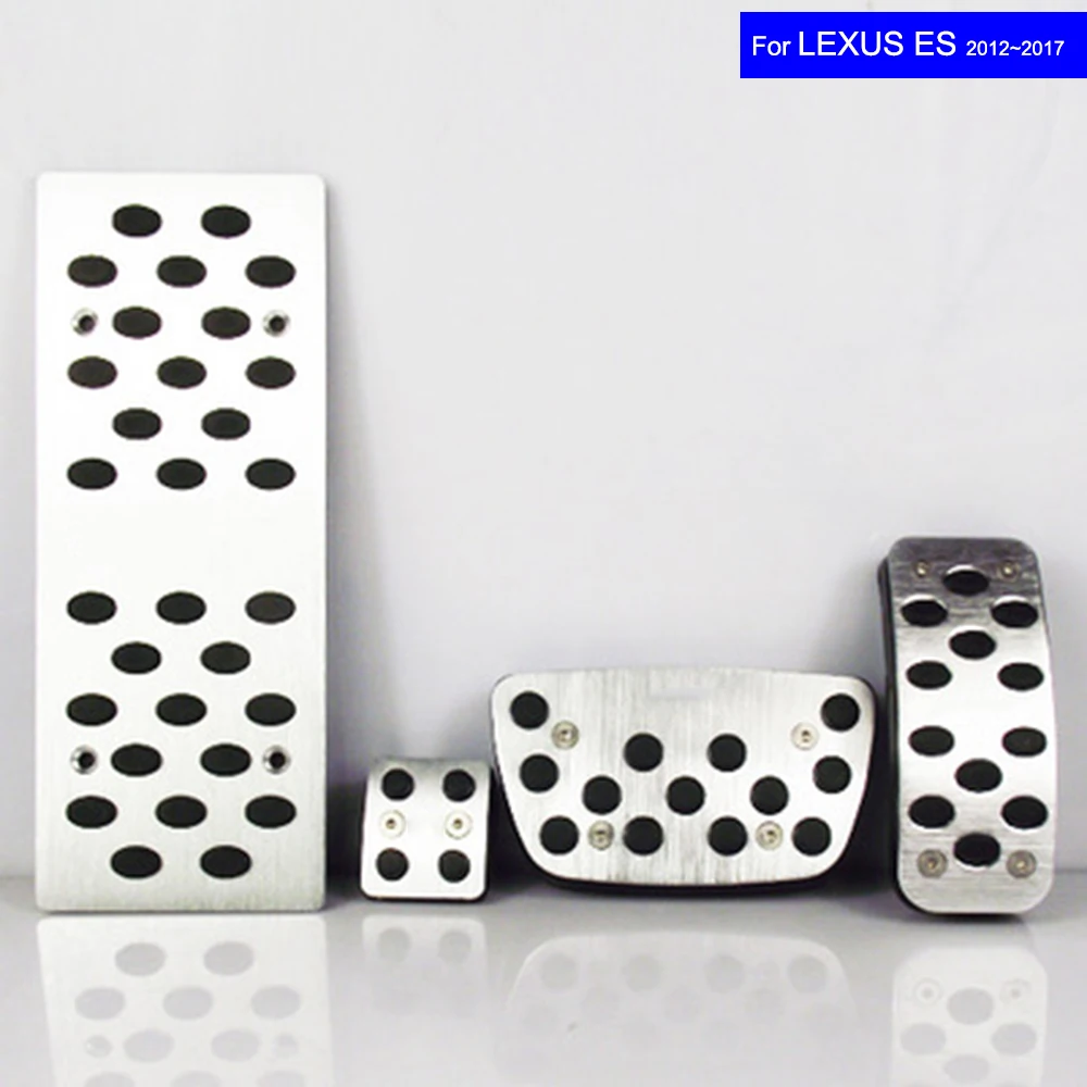 

Car Aluminium Alloy Petrol Clutch Fuel Brake Braking Pad Foot Pedals Rest Plate for Lexus ES NX RX 2012 2013 2014 2015 2016 2017